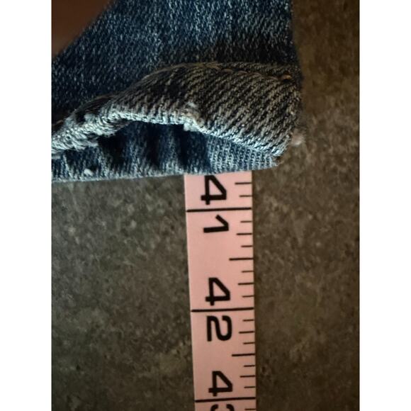 AMERICAN EAGLE Jeans Womens 12 Bootcut Hipster Flare Spilt Hem Low Rise Stretch - Picture 13 of 14